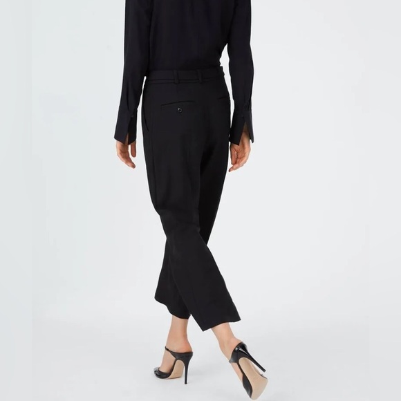 NWT Club Monaco Women’s Heemi Wool Blend Belted Trousers - Picture 7 of 7